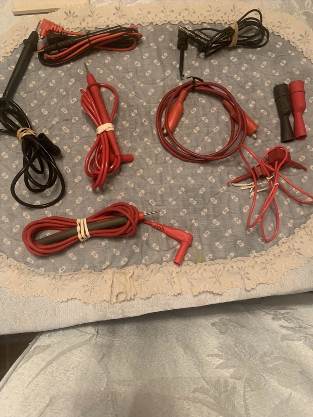 8 Different Cables For Volt Meters